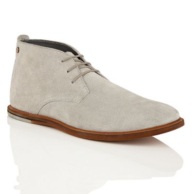 Frank Wright Grey Suede 'Strachan' chukka boots